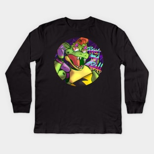 Montgomery Alligator Kids Long Sleeve T-Shirt